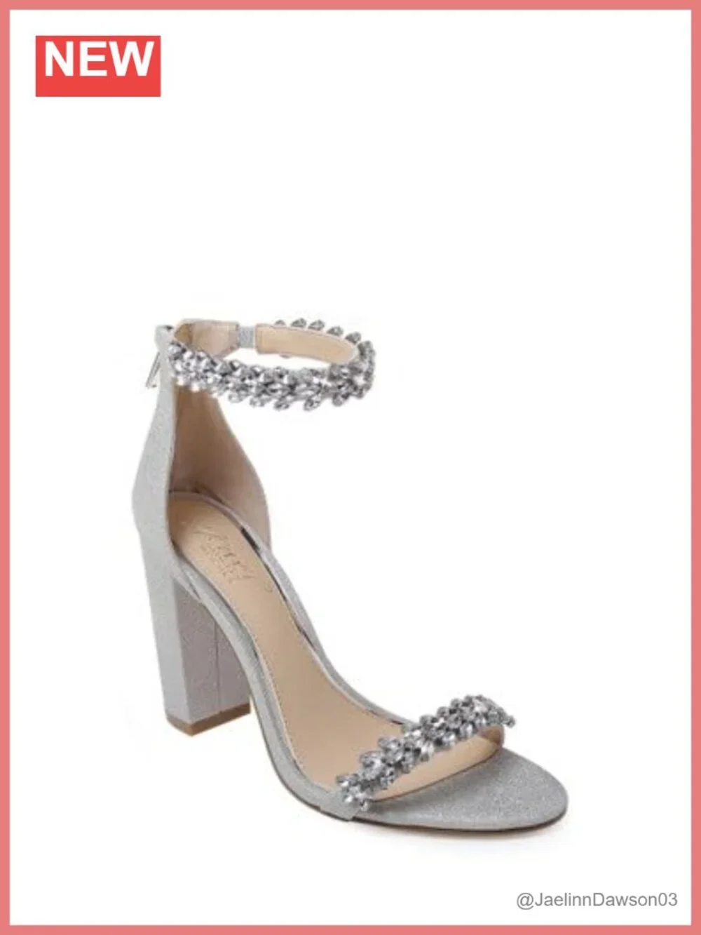 Satin Block Heel Ankle Strap Evening Sandals Rhinestone Party Shoes